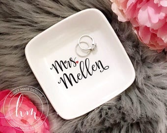 Personalized Ring Dish