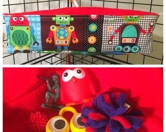 Sugar Glider toy box/bed (robots)