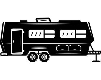 Rv camper clipart | Etsy