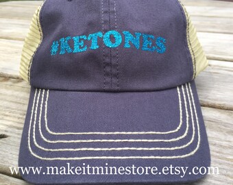 KETONES TRUCKER Hat Harringbone hat ketones Pruvit ketone ketogenic #ketones