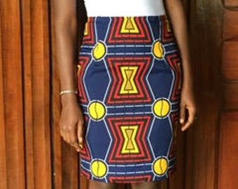 African clothing ankara fabric short skirt african print skirt wax print skirt ankara pencil skirt women's skirt
