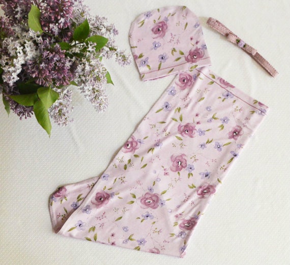 Floral Swaddle Sack Cocoon Sleep Sack Swaddle New Mom