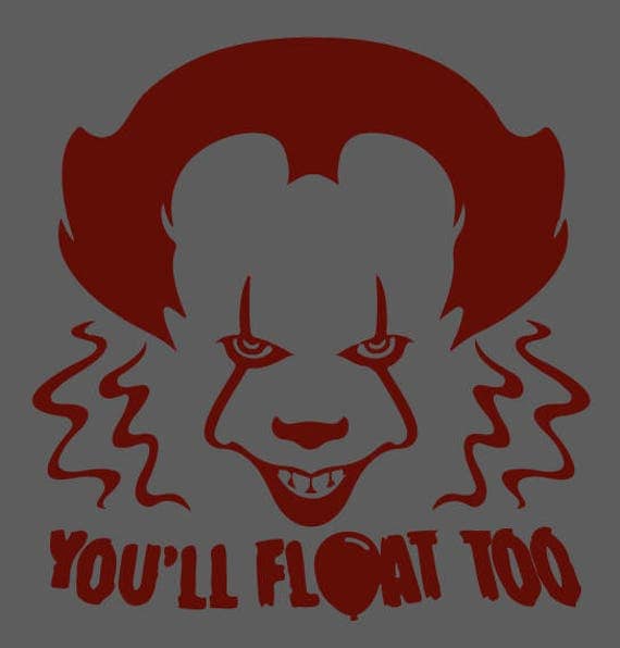 Pennywise Float Vinyl Decal