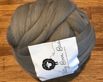 Giant wool, Roving, Bulky yarn, Big yarn, Super chunky yarn, Wool yarn, Wool roving, Chunky yarn, Merino wool, Giant yarn, Buckskin 1KG