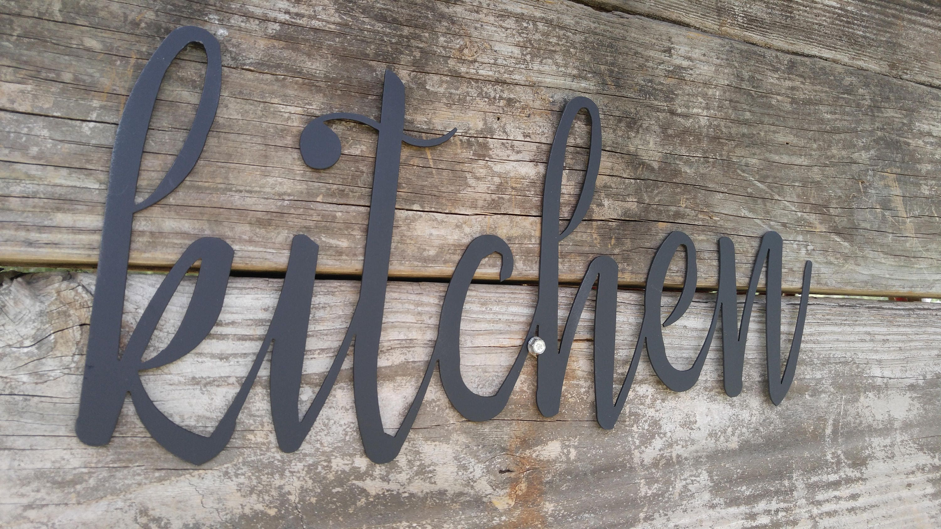 Metal Kitchen Signs Farmhouse Wall Decor Metal Words Rustic