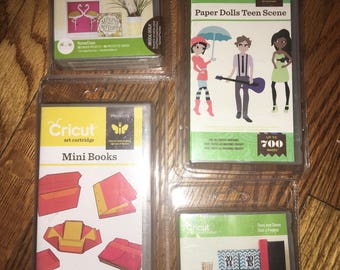 Cricut Cartridges mini books paper dolls teen scene days and dates home for the holidays Choice of 1