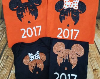 Disney Halloween Shirts Mickey or Minnie 2017 Disney Not So Scary Disney FAMILY shirts