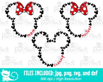 Minnie monogram | Etsy