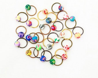 O-my o ring stitch marker set