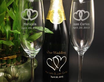 Wedding toasting set