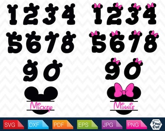 Free Free Disney Numbers Svg 130 SVG PNG EPS DXF File