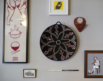 Black Moroccan Wool Plate