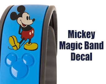 Mickey Mouse Disney Magic Band Decal 2.0 or Original MagicBand Skins Stickers Accessories