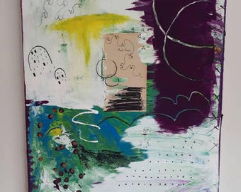 Original abstract acrylic painting