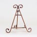 Decorative Metal Easel Display Stand- Copper, Iron, Antique Brass and Pewter 7" tall