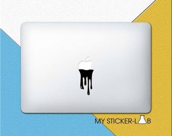 MacBook Decal MacBook Sticker Apple Logo Decal MacBook Pro Decal MacBook Air Decal Apple Decal Apple Vinyl Sticker MacBook Retina Decal m707