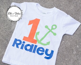 Ocean Themed Birthday Shirt