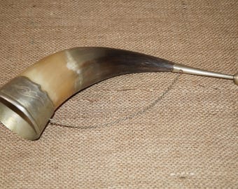 Horn ussr Wall hanging horn Souvenir horn USSR wall decor Soviet drinking horn Gift for husband Vintage soviet horn Made in USSR Old horn