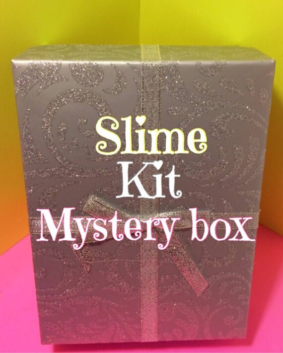 Surprise slime kit mystery box Perfect for the person who