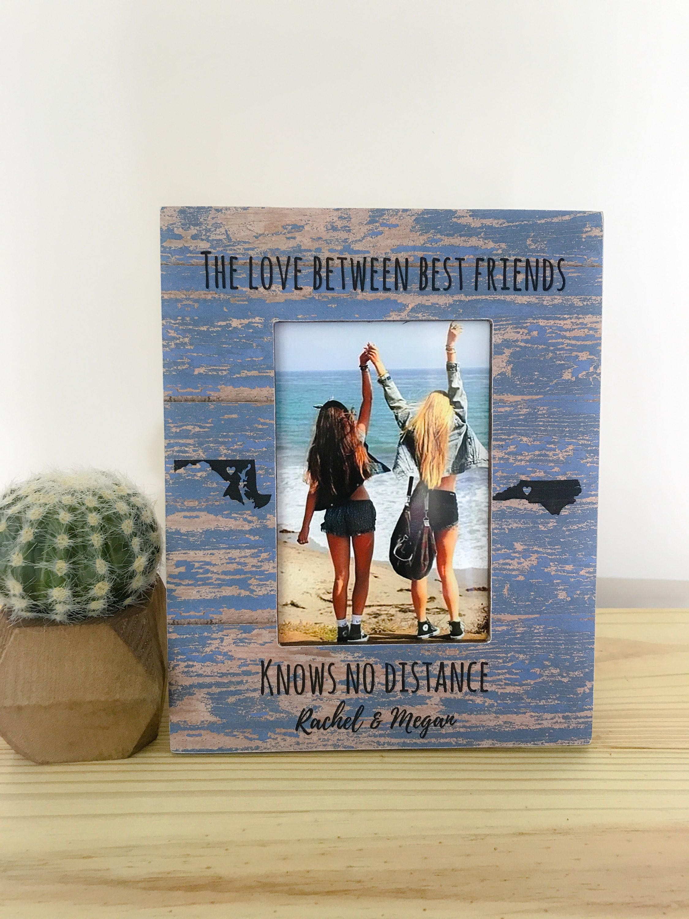 Long Distance Friendship GIFT Personalized Frame The Love