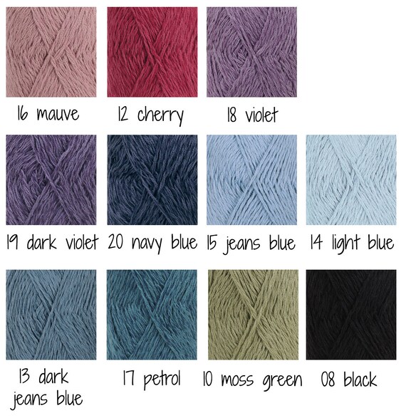 DROPS Belle Cotton Linen Viscose yarn Crochet yarn Knitting