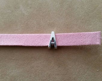 Charm metal insert Silver "a."