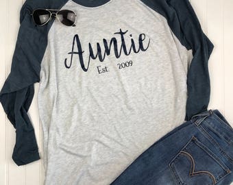 auntie christmas shirt