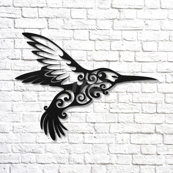 Hummingbird Metal Wall Art