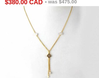 Brilliant Yellow Silver Charm Necklace