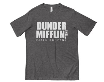 Dunder Mifflin T-shirt Design | Paper Compay Shirts | Graphic Tees | Funny Tees | Next Level 6200 Poly/Cotton T-Shirt