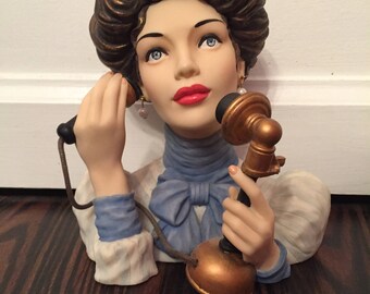 Cameo Girls Head Vase Abigail Party Line 1903