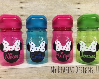Kid Water Bottles - Custom Children Water Bottles - Personalized Water Bottles - Party Favors