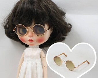Blythe Round Glasses / Blythe Glasses / Doll Glasses / Blythe Round-Shaped Glasses