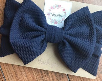 Nautical Navy Headwrap