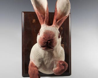 Rabbit Faux Taxidermy Mount