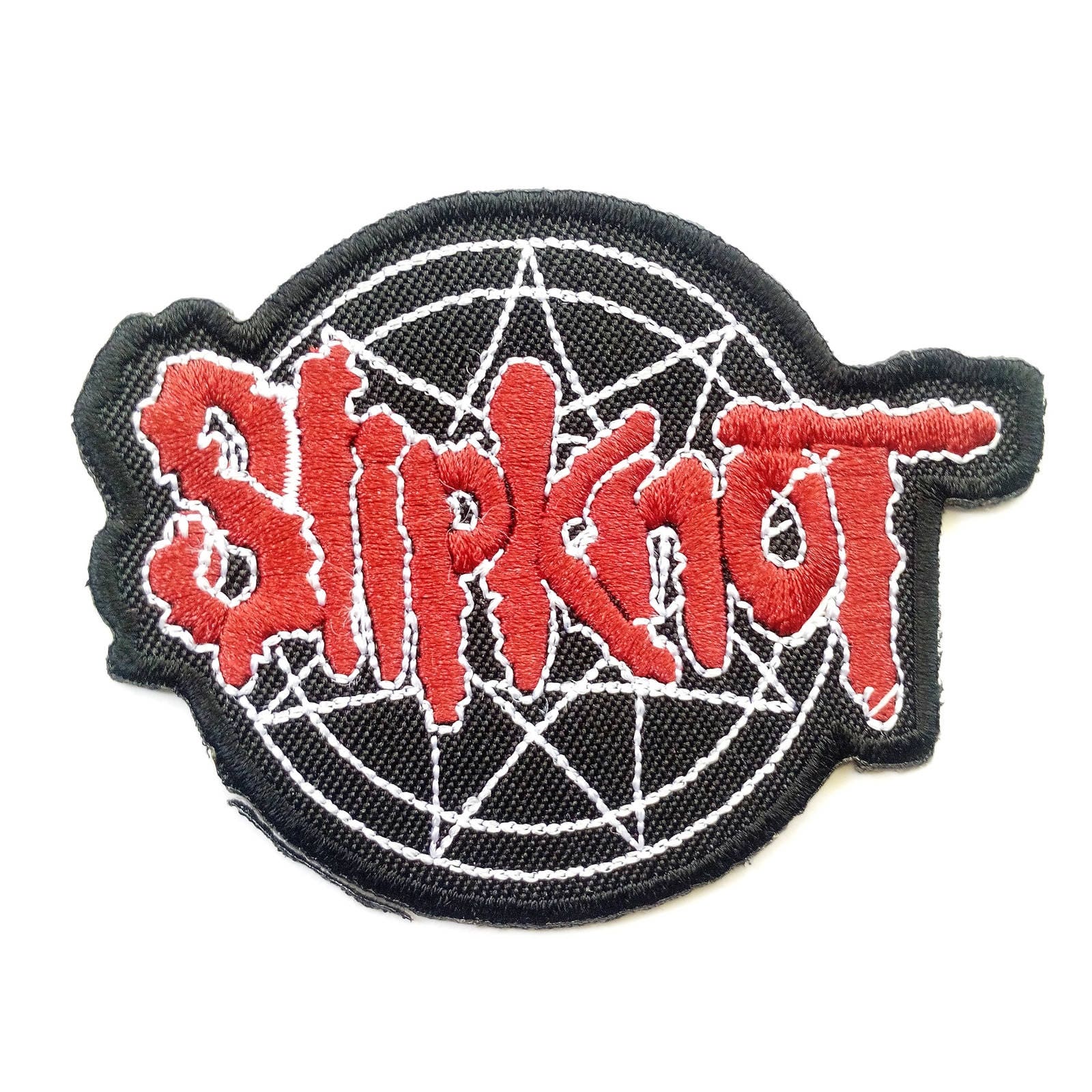 SLIPKNOT Patch Sew Iron On Logo Rock Band Heavy Metal Music