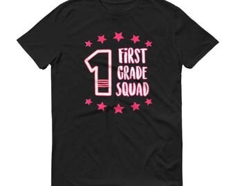 1st Grade Squad: Adult Unisex Short sleeve t-shirt