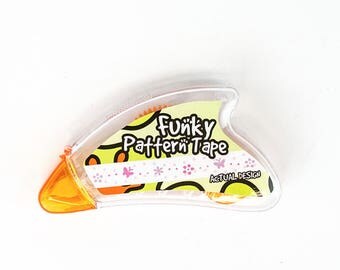 funky pattern tape butterflies & flowers