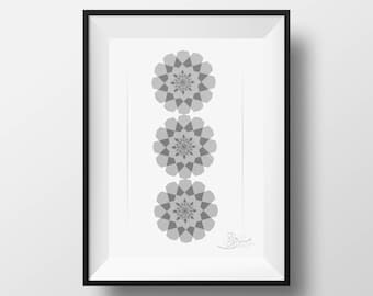 Islamic Geometric N1 - Arabic calligraphy - Islamic Print - Instant Download PDF- Islamic Wall Art Print