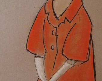orange coat
