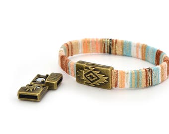 Bronze clasp magnetic chart cord 10 mm