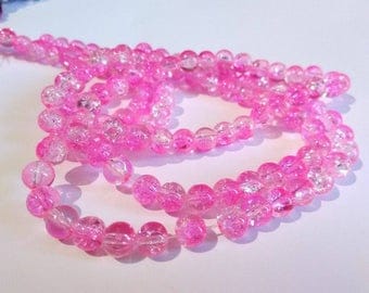 Perline Di Vetro Craquelé Colorate - Perline Rotonde Da 4 Mm, 6 - Foto 3