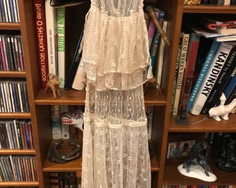 1970's Vintage Crochet Dress