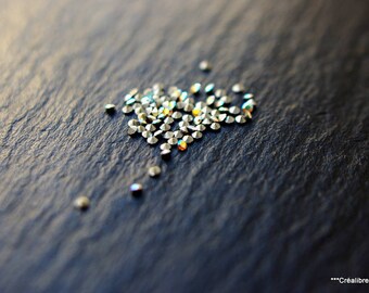 Set of 50 7 pp Aurora Borealis swarovski rhinestones