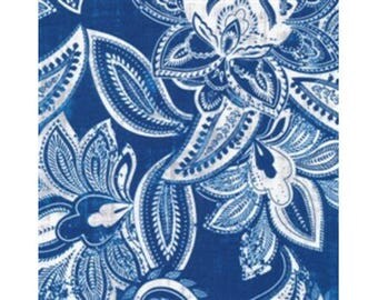 Patchwork blue and white 100% cotton fabric