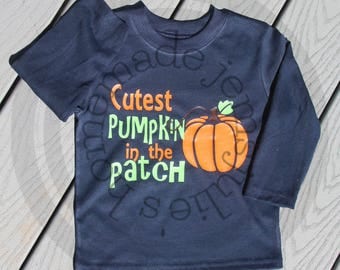 Cutest pumpkin in the Patch SVG - Pumkin svg - Kids pumpkin shirt - Pumpkin trick or treat bag - kids Halloween svg - Fall svg, bodysuit svg