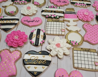Kate Spade Bridal Shower Cookies