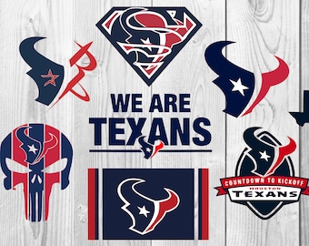 Houston Texans SVG, Houston Texans DXF, PNG cutting file, Printable, T-shirt Design, Scrapbooking Clipart