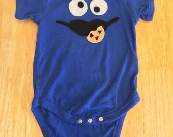 Baby cookie monster costume, Baby Halloween costume, Baby birthday costume girl