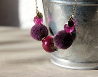 Purple necklace • CORA • color